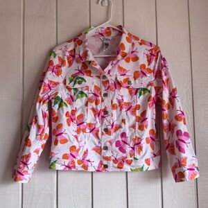 Lilly Pulitzer Denim Butterfly Jacket